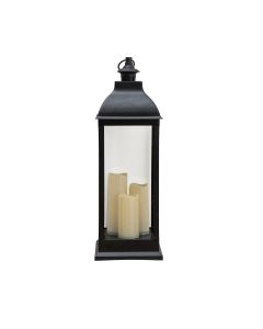 Black plastic Latern-L-W LED