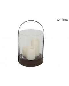 Metal Lantern with LED Candles