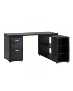 Fairbank L Shaped Executive Desk-Black