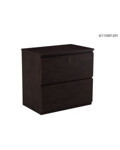 2 drawer Lateral flat Cherry