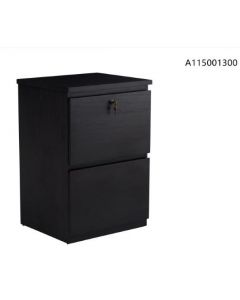 2 drawer Vertical flat Espresso