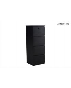 4 drawer flat Espresso