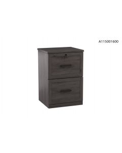 2 drawer Vertical flat Grey