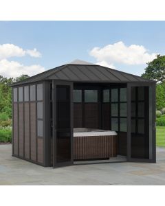 SummerCove 11 ft. x 11 ft. Multipurpose Studio/Hot Tub Shelter