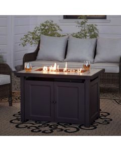 Sunjoy Rectangular Propane Burning Firepit Table