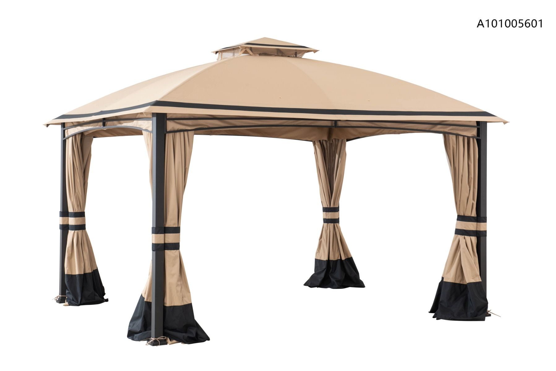 10x12 Bergman Gazebo(with Curtain & Netting)