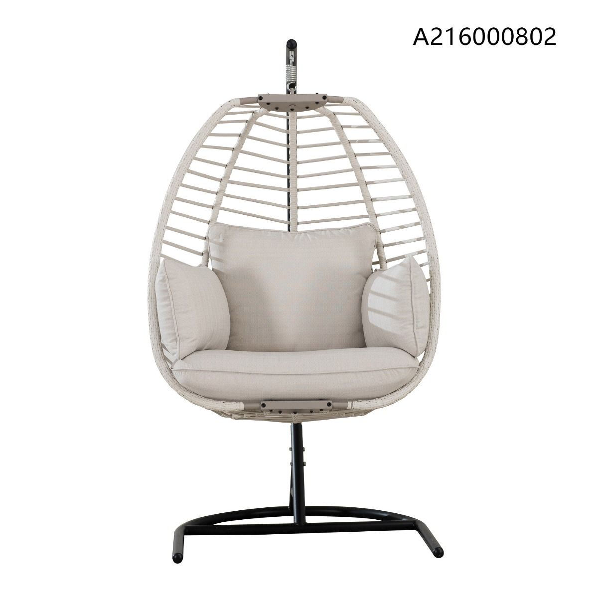 Clyde Hanging Egg Chair Brown
