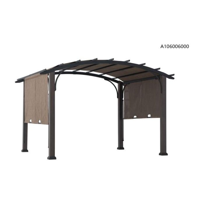 10X12 Dylon V.3A Arched Roof Pergola (Heat Transfer Post) 10X12 Dylon V.3A Arched Roof Pergola (Heat Transfer Post)