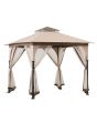 9x9 Column Gazebo(with Netting)