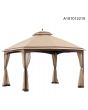 11x13 Domed Soft Top Gazebo(Double guide)