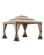 13x13 tini 3-Tiered Soft Top Gazebo