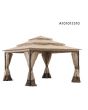 13x13 tini 3-Tiered Soft Top Gazebo