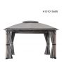Monterey Park Domed Soft Top Gazebo(W/ Netting & Curtain)