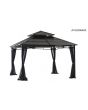 12x12 Hardtop Gazebo with Netting