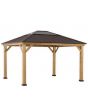 Gazebo Lisbon 11ft. X 13ft. Cedar Frame with HRDTP/Poly