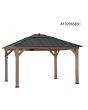 11x13 Grayden One-Tiered Hard Top Gazebo