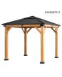 11x11 Grayden One-Tiered Hard Top Gazebo(DY-0099)