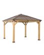 11X11 Grayden One-Tiered Hard Top Gazebo(Copper W/ Decorative Sets)