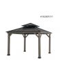 11x11 Archwood V.6C two-tiered Hard Top Gazebo