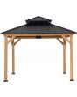 11x11 Archwood V.6C two-tiered Hard Top Gazebo