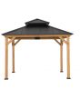 11x11 Archwood V.6C two-tiered Hard Top Gazebo
