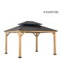 10x12 Archwood V.6C two-tiered Hard Top Gazebo