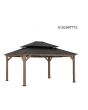 13x15 Archwood V.6C two-tiered Hard Top Gazebo