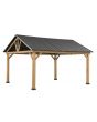 10x12 Henson Hard Top Gazebo(Black)