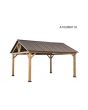 12*14 Cedar Gazebo Pavilion (Copper)