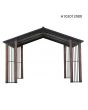 10x12 Clint V.1D pitched roof Hard Top Gazebo