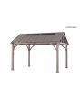 11X13 Maple Hills V3 Pitched Roof Hard Top Gazebo