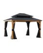 Cast Pines Wood Gazebo With Netting