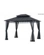 BANCROFT 10X12 HARDTOP METAL GAZEBO