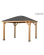 CANVAS Kingsmere 10x10 Single Tier Skylight Gazebo