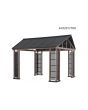 11x13 Portsmouth Hardtop Gazebo