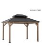 10x12 Archwood Steel Top Gazebo