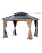 10x12 Archwood Steel Top Gazebo