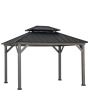 10x12 Archwood Steel Top Gazebo(W/ Netting)