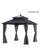 10x10 Kingston PC Top Gazebo