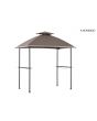 Sunjoy Soft Top Grill Gazebo with Shelves