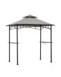 8X5 Softtop Grill Gazebo(Light Grey)