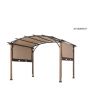 11x11 Arch Top Pergola