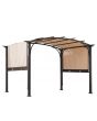 9x11 Domed Top RetracTable Shade Pergola