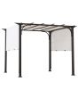 9x9 RetracTable Shade Pergola