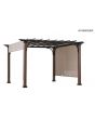 11X11 Mesquiter Flat Top Pergola