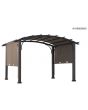 10x12 Dylon V.3A arched roof Pergola(Heat transfer Post)