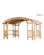 10X14 Bertram Arched Pergola
