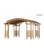 10x14 Lynndale V1 Arched Pergola(Wood)