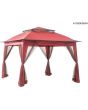 11X11 Pop Up Gazebo-Red