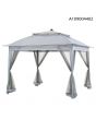 11x11Pop Up Portable Steel Gazebo with Solar LED Lighting